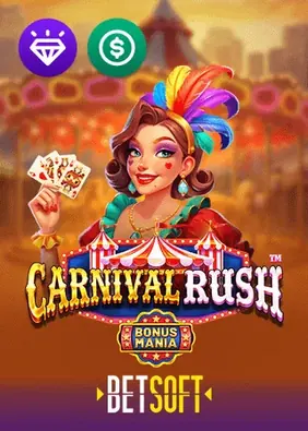 Carnival Rush pokie by Betsoft at Oz2Win