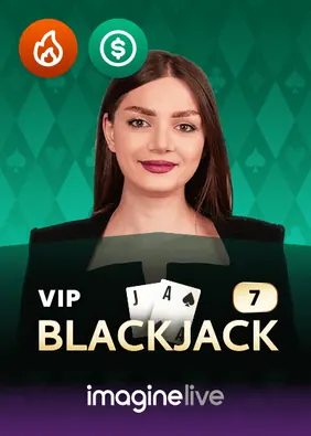 VIP Blackjack 7 Imagine Live live dealer table by Live tables at Oz2Win